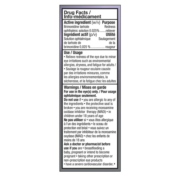 Lumify Redness Reliever Eye Drops -Trial Size 3.5ml - Picture 2 of 15